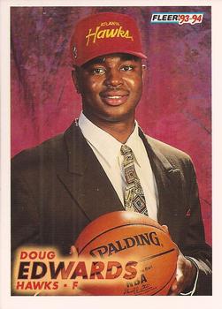 #241 Doug Edwards - Atlanta Hawks - 1993-94 Fleer Basketball