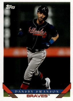 #241 Dansby Swanson - Atlanta Braves - 2019 Topps Archives Baseball
