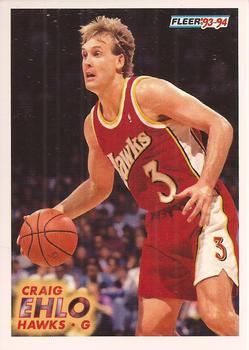 #242 Craig Ehlo - Atlanta Hawks - 1993-94 Fleer Basketball