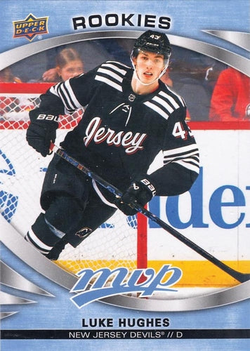 #242 Luke Hughes - New Jersey Devils - 2023-24 Upper Deck MVP Hockey