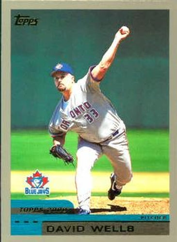 #242 David Wells - Toronto Blue Jays - 2000 Topps Baseball