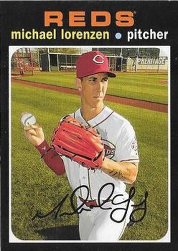 #242 Michael Lorenzen - Cincinnati Reds - 2020 Topps Heritage Baseball