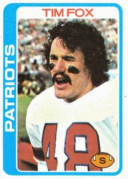 #242 Tim Fox - New England Patriots - 1978 Topps Football