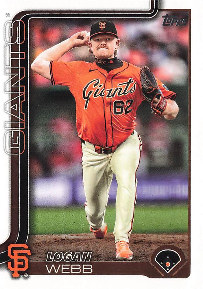 #242 Logan Webb - San Francisco Giants - 2025 Topps Baseball