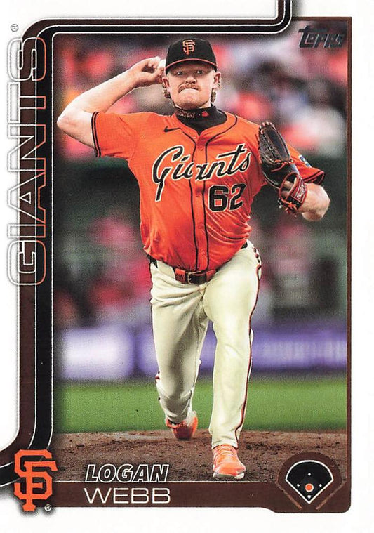 #242 Logan Webb - San Francisco Giants - 2025 Topps Baseball
