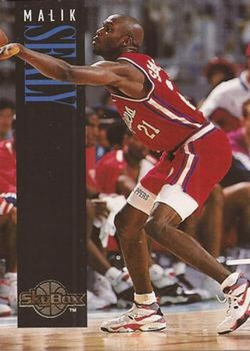 #242 Malik Sealy - Los Angelesippers - 1994-95 SkyBox Premium Basketball