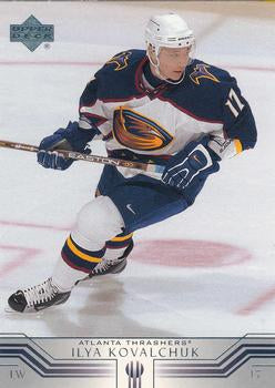 #242 Ilya Kovalchuk - Atlanta Thrashers - 2001-02 Upper Deck Hockey