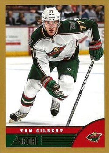 #242 Tom Gilbert - Minnesota Wild - 2013-14 Score - Gold Hockey