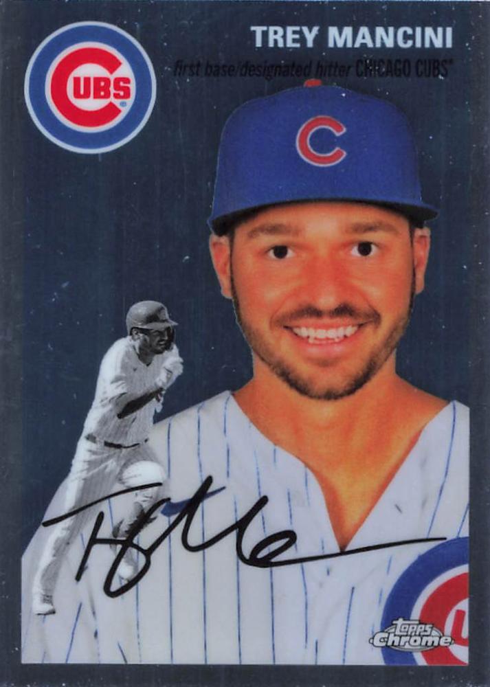 #242 Trey Mancini - Chicago Cubs - 2023 Topps Chrome Platinum Anniversary Baseball