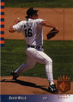 #242 David Wells - Detroit Tigers - 1993 SP Baseball