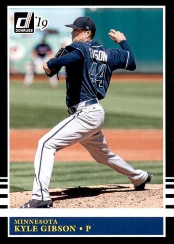 #242 Kyle Gibson - Minnesota Twins - 2019 Donruss Baseball