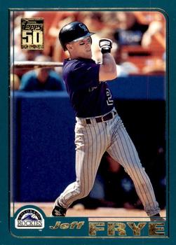 #242 Jeff Frye - Colorado Rockies - 2001 Topps Baseball