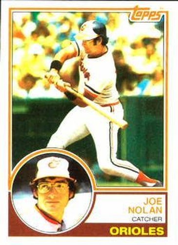 #242 Joe Nolan - Baltimore Orioles - 1983 Topps Baseball