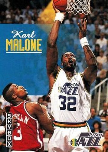 #242 Karl Malone - Utah Jazz - 1992-93 SkyBox Basketball