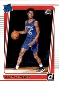 #242 Keon Johnson - Los Angeles Clippers - 2021-22 Donruss Basketball