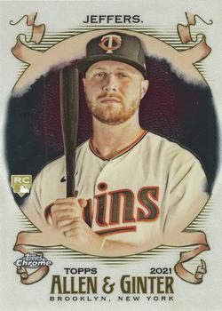 #242 Ryan Jeffers - Minnesota Twins - 2021 Topps Allen & Ginter Chrome Baseball