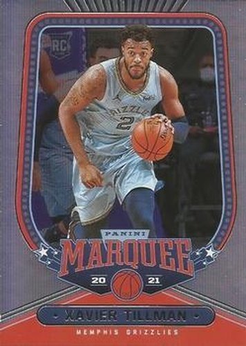 #242 Xavier Tillman - Memphis Grizzlies - 2020-21 Panini Chronicles Basketball