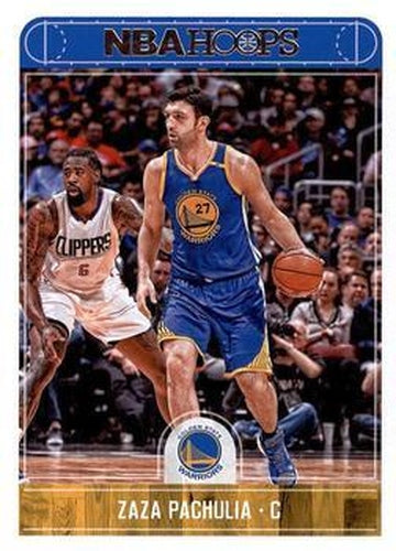 #242 Zaza Pachulia - Golden State Warriors - 2017-18 Hoops Basketball