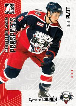 #242 Geoff Platt - Syracuse Crunch - 2005-06 In The Game Heroes and Prospects Hockey