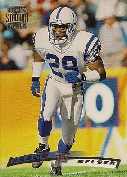 #242 Jason Belser - Indianapolis Colts - 1996 Stadium Club Football