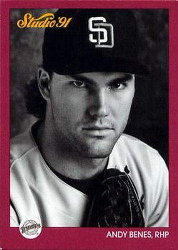 #242 Andy Benes - San Diego Padres - 1991 Studio Baseball