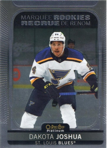 #242 Dakota Joshua - St. Louis Blues - 2021-22 O-Pee-Chee Platinum Hockey