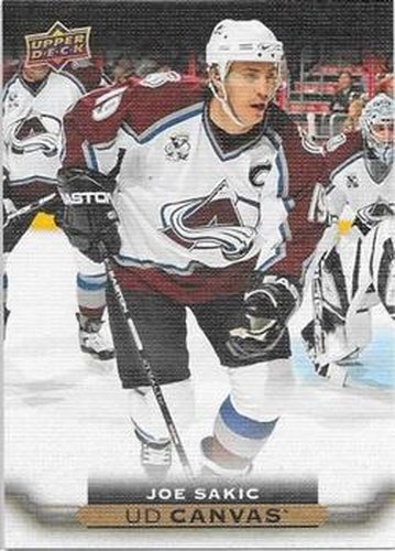 #C242 Joe Sakic - Colorado Avalanche - 2015-16 Upper Deck - UD Canvas Hockey