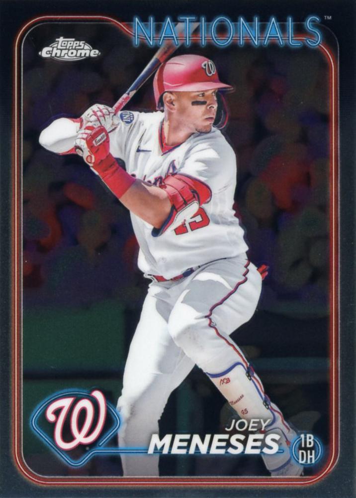 #242 Joey Meneses - Washington Nationals - 2024 Topps Chrome Baseball