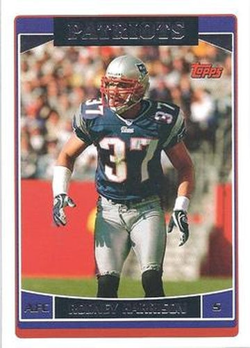 #242 Rodney Harrison - New England Patriots - 2006 Topps Football
