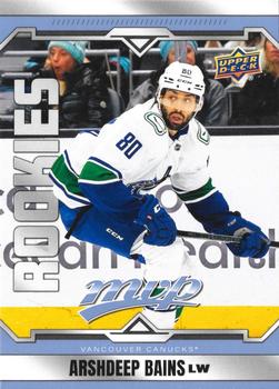 #242 Arshdeep Bains - Vancouver Canucks - 2024-25 Upper Deck MVP Hockey