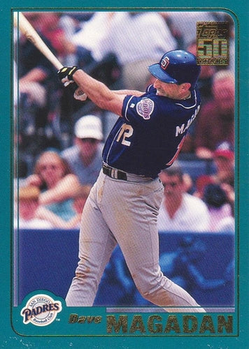 #243 Dave Magadan - San Diego Padres - 2001 Topps Baseball