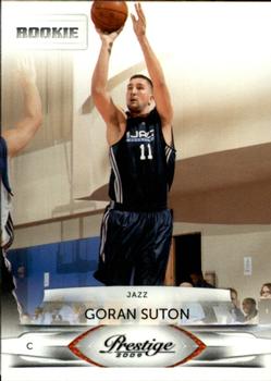 #243 Goran Suton - Utah Jazz - 2009-10 Panini Prestige Basketball