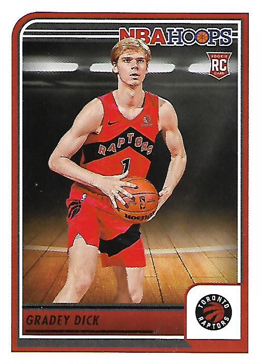 #243 Gradey Dick - Toronto Raptors - 2023-24 Hoops Basketball