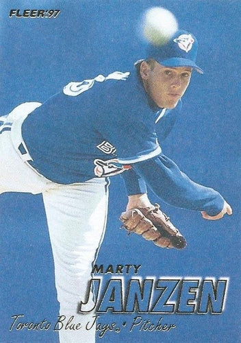 #243 Marty Janzen - Toronto Blue Jays - 1997 Fleer Baseball