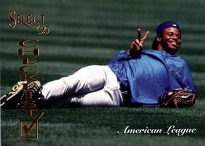 #243 American League Checklist - 1995 Select Baseball
