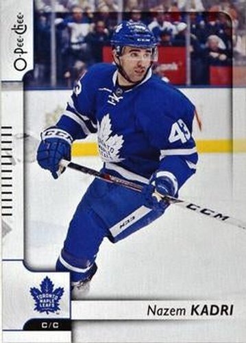 #243 Nazem Kadri - Toronto Maple Leafs - 2017-18 O-Pee-Chee Hockey