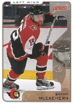 #243 Shawn McEachern - Ottawa Senators - 2001-02 Upper Deck Victory Hockey