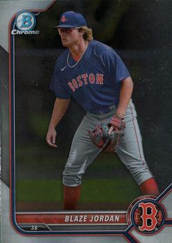 #BCP-243 Blaze Jordan - Boston Red Sox - 2022 Bowman - Chrome Prospects Baseball