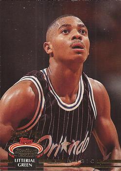 #243 Litterial Green - Orlando Magic - 1992-93 Stadium Club Basketball