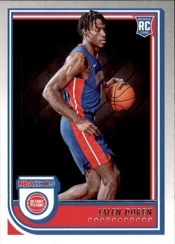 #243 Jalen Duren - Detroit Pistons - 2022-23 Hoops Basketball