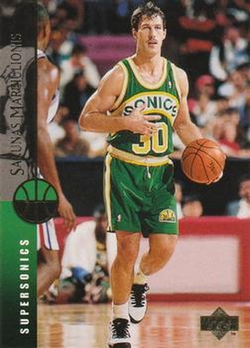 #243 Sarunas Marciulionis - Seattle SuperSonics - 1994-95 Upper Deck Basketball