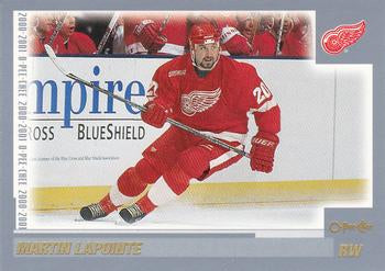 #243 Martin Lapointe - Detroit Red Wings - 2000-01 O-Pee-Chee Hockey