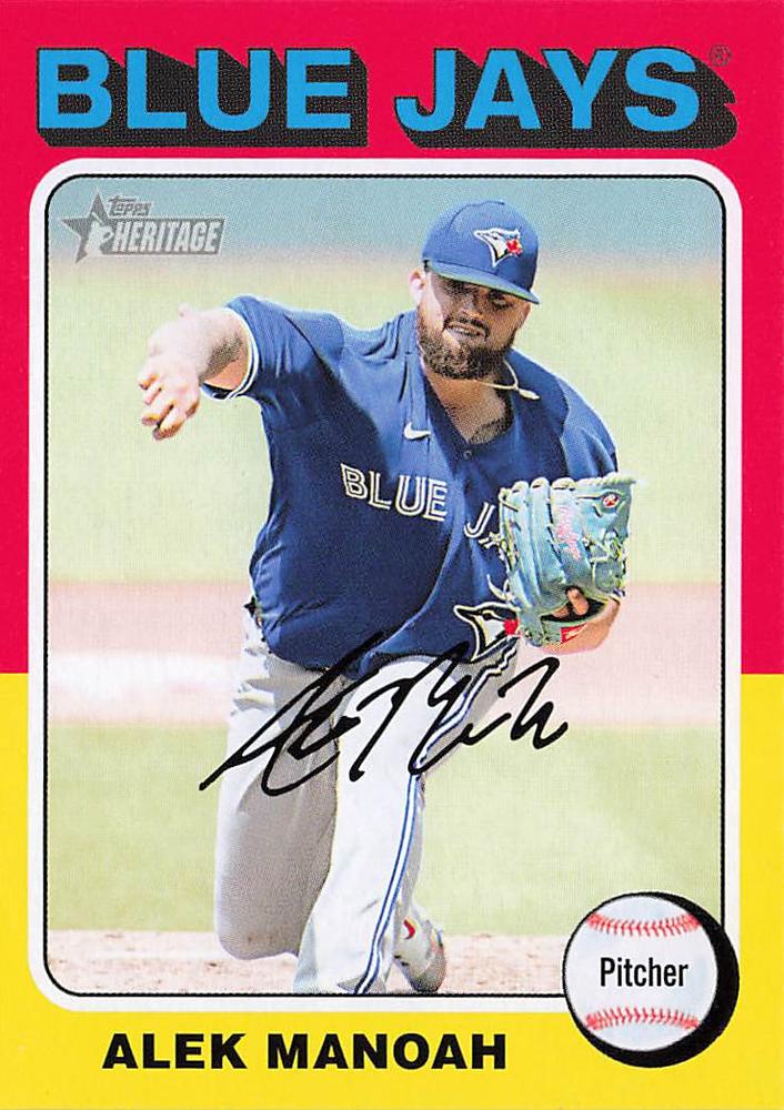 #243 Alek Manoah - Toronto Blue Jays - 2024 Topps Heritage Baseball