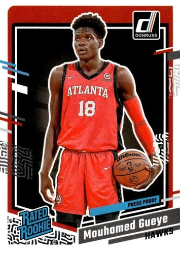 #243 Mouhamed Gueye - Atlanta Hawks - 2023-24 Donruss Basketball