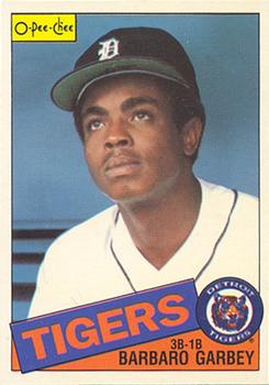 #243 Barbaro Garbey - Detroit Tigers - 1985 O-Pee-Chee Baseball