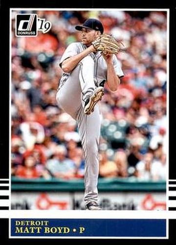 #243 Matt Boyd - Detroit Tigers - 2019 Donruss Baseball