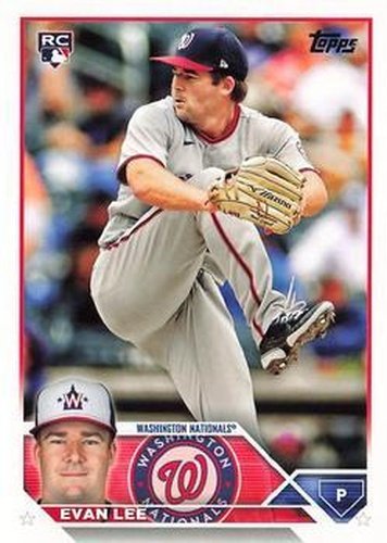 #243 Evan Lee - Washington Nationals - 2023 Topps Baseball