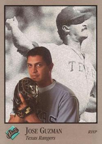#243 Jose Guzman - Texas Rangers - 1992 Studio Baseball