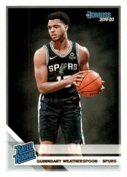 #243 Quinndary Weatherspoon - San Antonio Spurs - 2019-20 Donruss Basketball