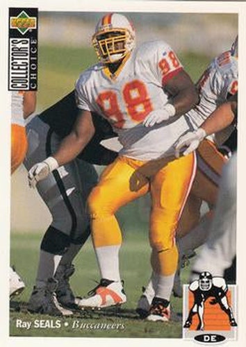 #243 Ray Seals - Tampa Bay Buccaneers - 1994 Collector's Choice Football